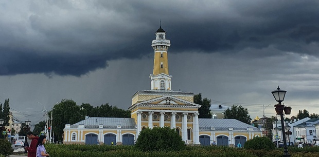 В Костроме и местами по области ожидаются грозы и усиление ветра